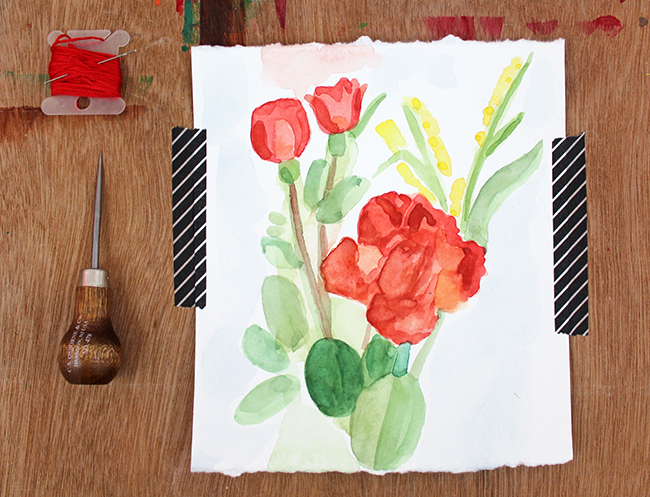 watercolor flowers