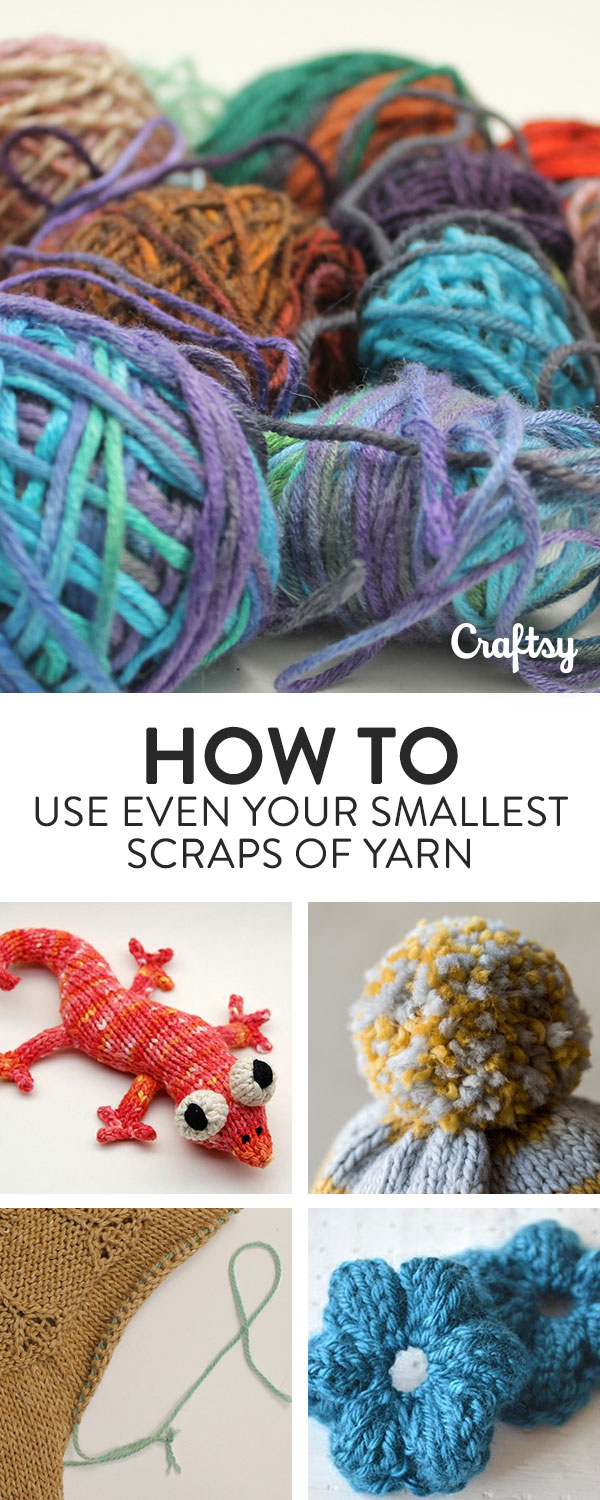11 Genius Ways to Use Up Even the Smallest Scraps of Yarn