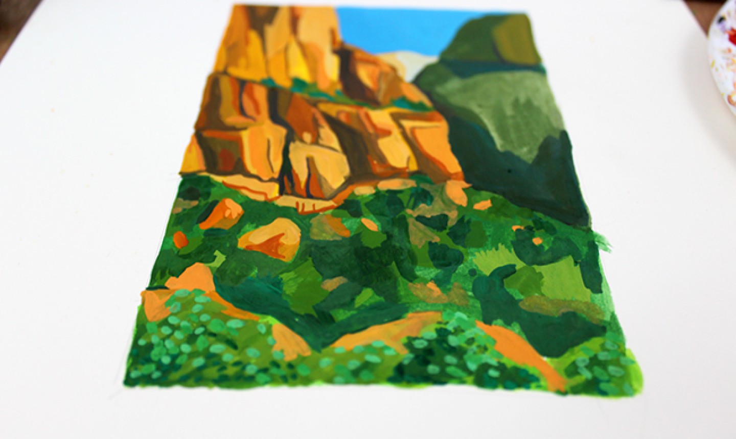 gouache landscape 