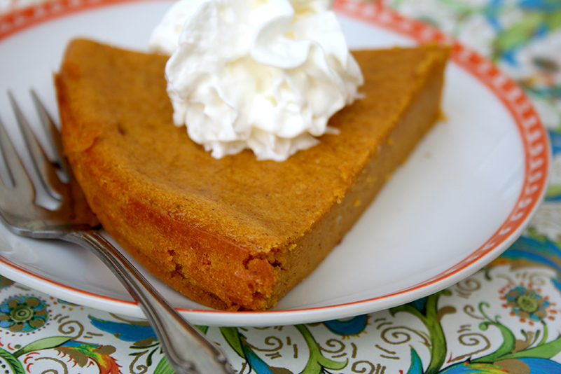 crustless pumpkin pie