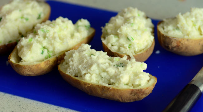 Twice baked potatoes