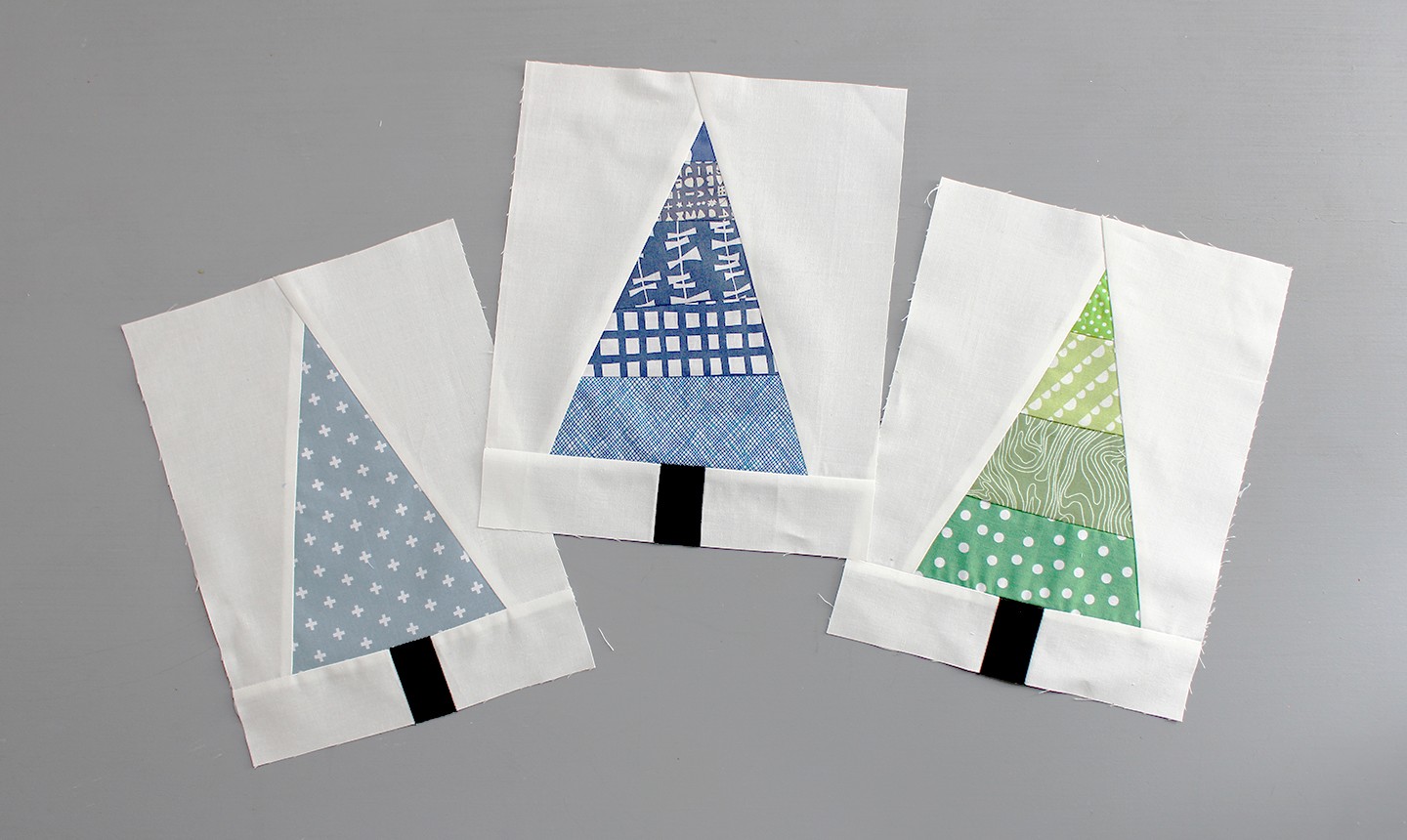 Christmas tree quilt blocks