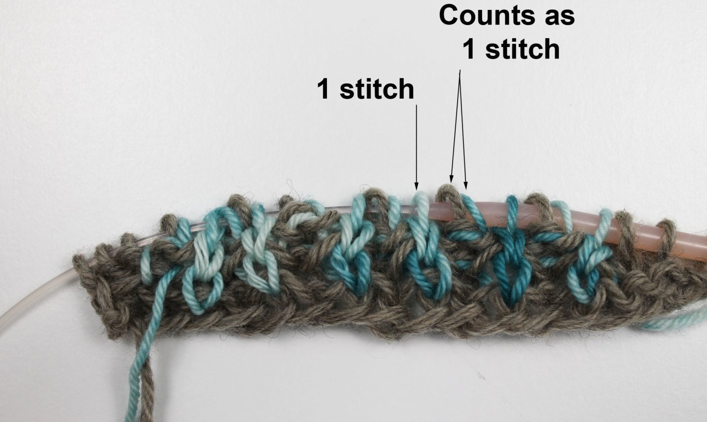 brioche knitting stitch diagram