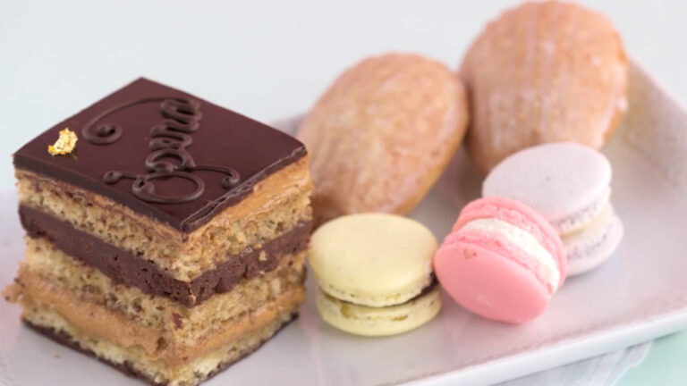 Miniature French Desserts: Macarons, Madeleines & More