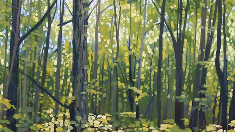Painting Trees in Acrylic