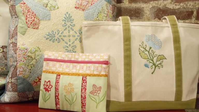 Elegant Machine Embroidered Bags