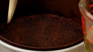 Chocolate Raspberry Ruffle Finishing