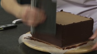 Crumb Coating the Cake