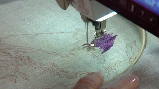 Mimicking Crewel Embroidery