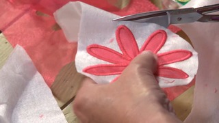 Stitching the In-the-Hoop Flower