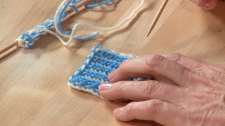Creating a Two-Color Brioche Swatch