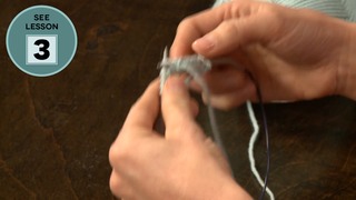 Knitting a Swatch