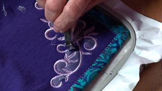 Embroidering the Scroll Jacket