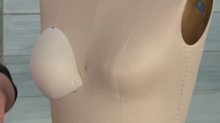 Interior Bra With Pre-Formed Cups