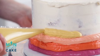 Watercolor Buttercream Cakes