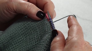 Picking Up Provisional Stitches & Cable Cast-On for Lace Panels