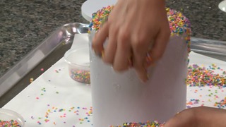 Sequin Cake: Covering & Gilding