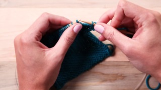 Purl Through the Back Loop