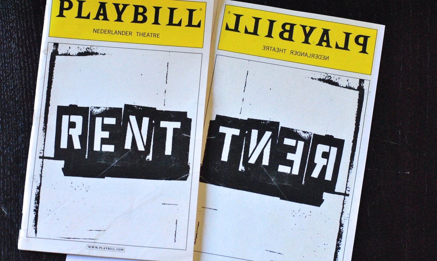 Rent playbill