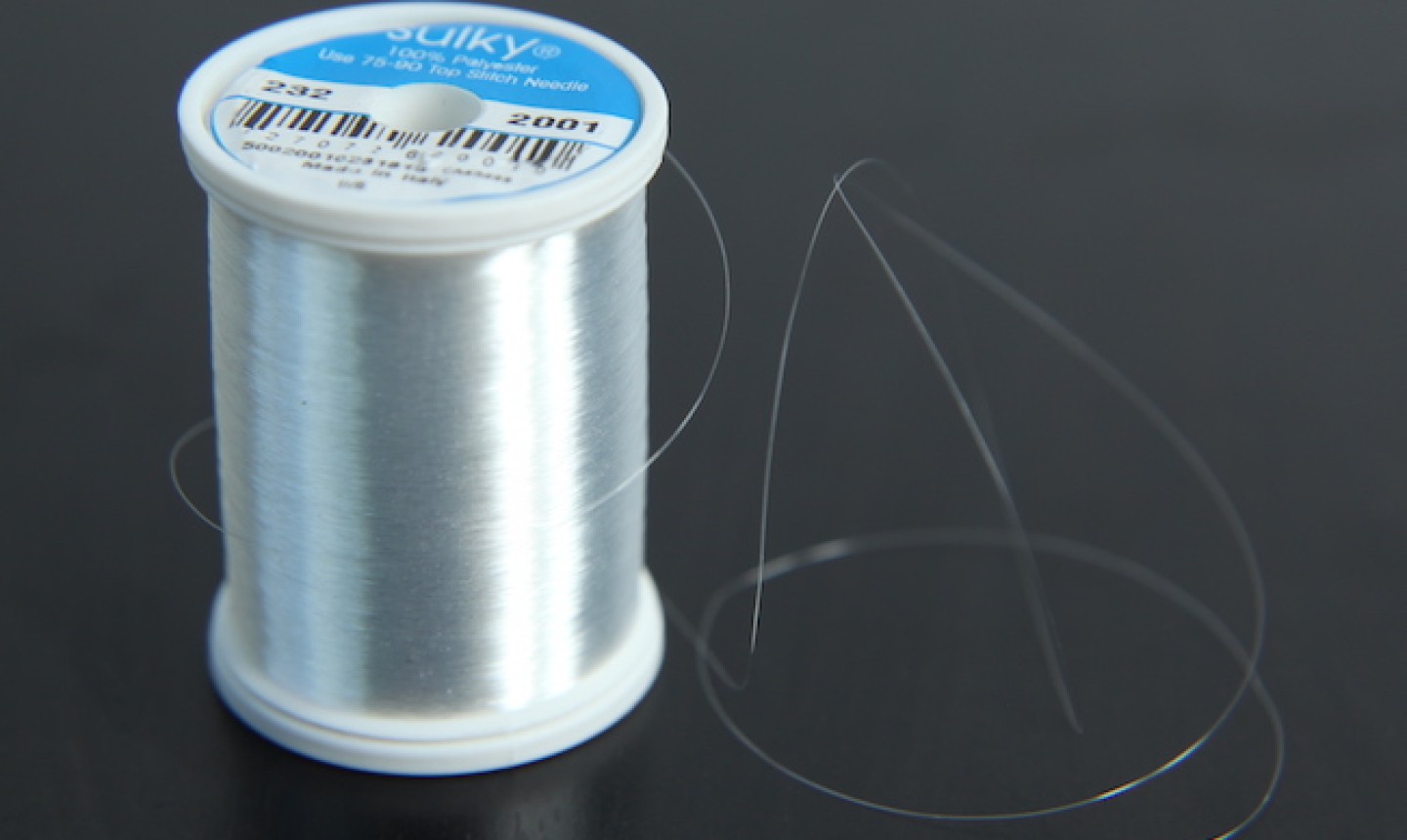 spool of monofilament thread