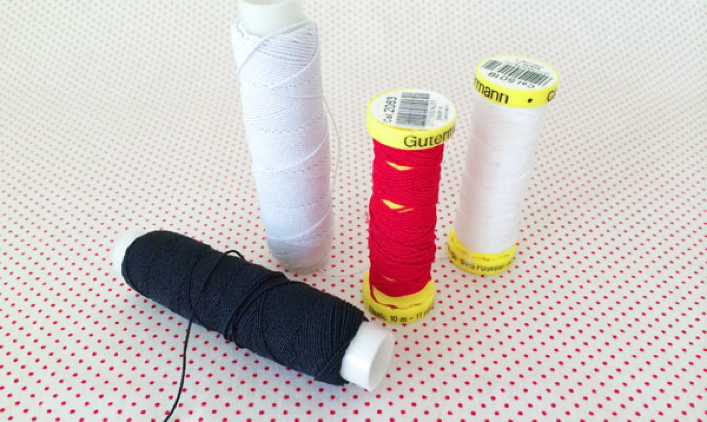 elastic thread spools