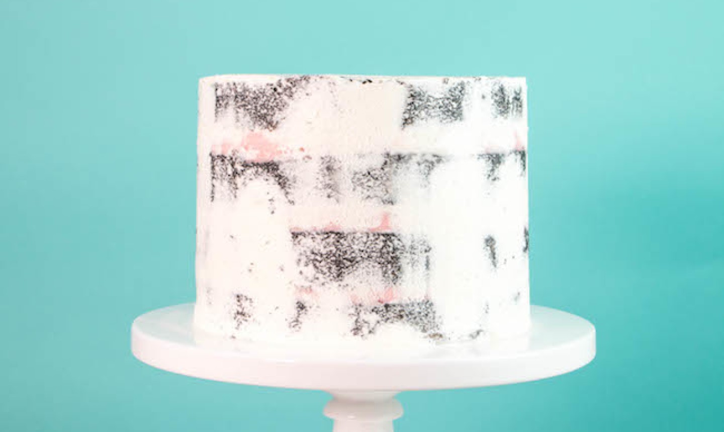 Naked white cake