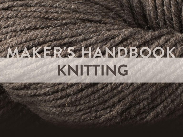 Maker’s Handbook Knitting