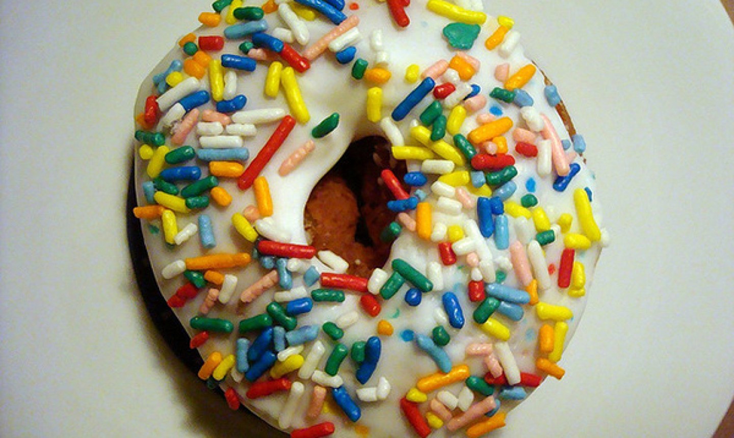 Donut with sprinkles