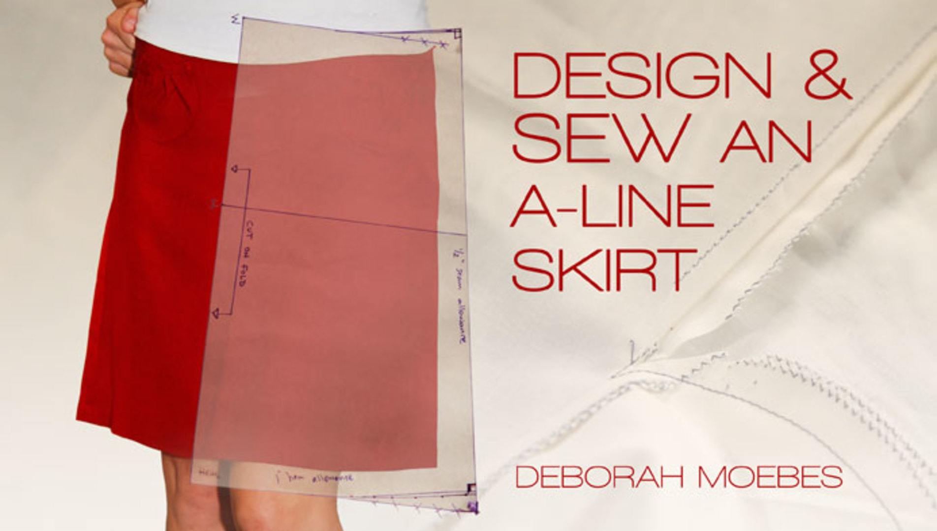 a line skirt sewing pattern
