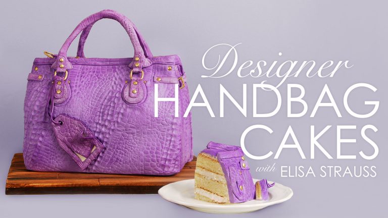 Designer handbag cake