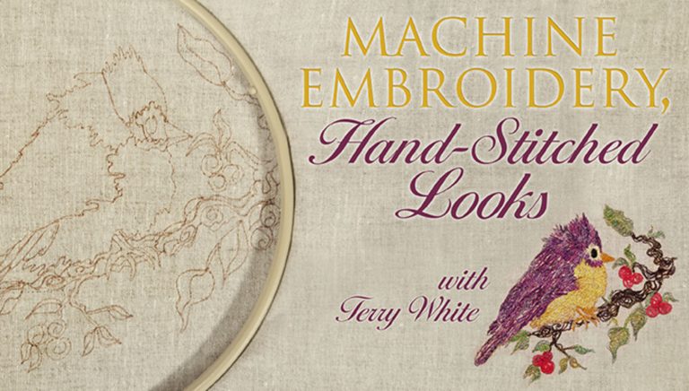 Machine Embroidery, Hand-Stitched Looks
