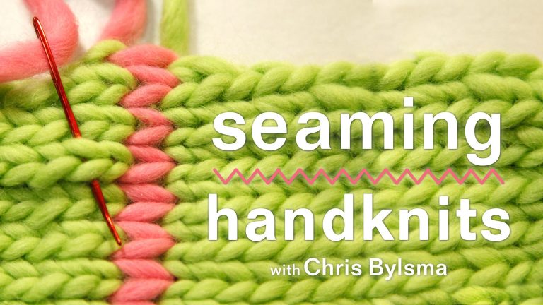 Seaming handknits