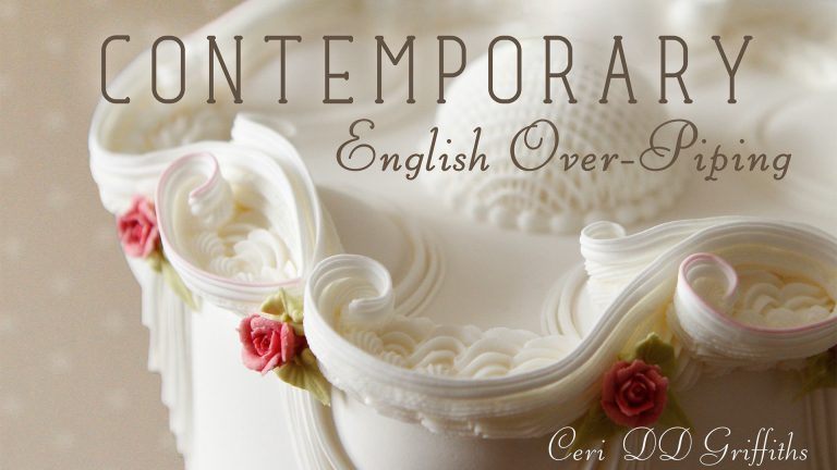 English over-piping on cake