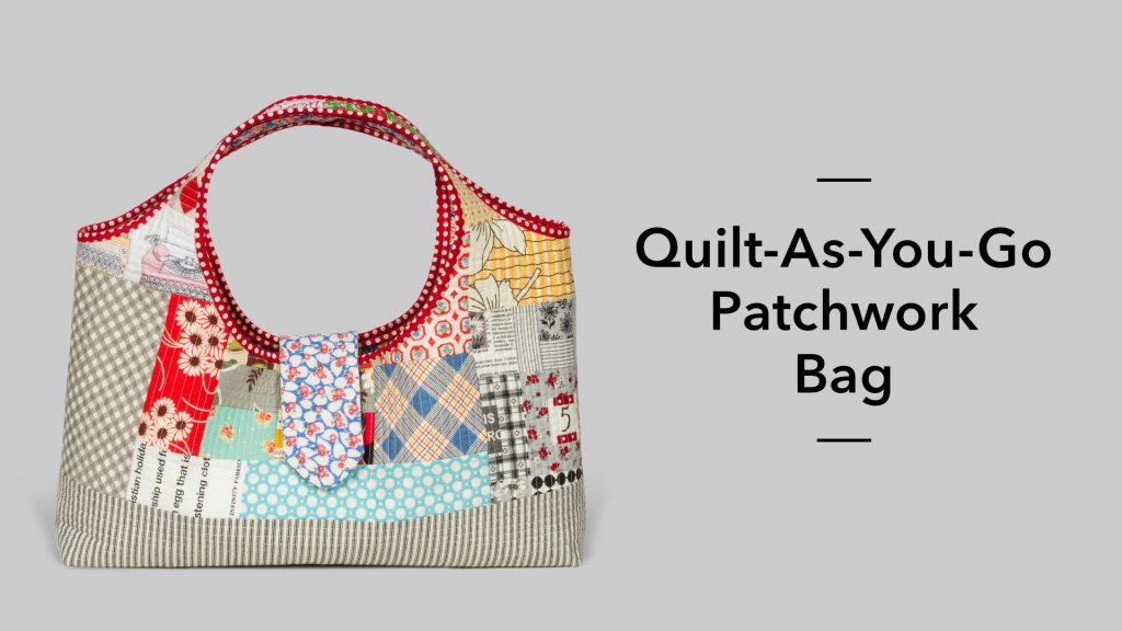 Quilted patchwork bag