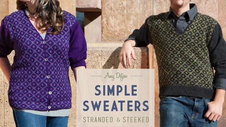 Simple knit sweaters