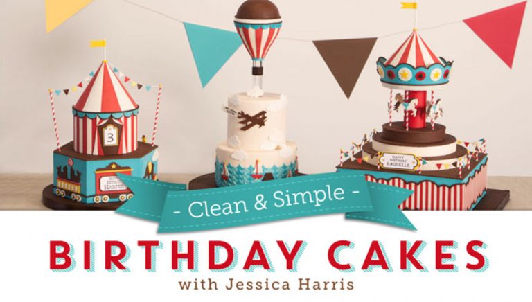 Circus themed birthday cakes