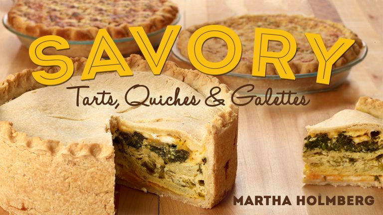 Savory tarts, quiches and galettes