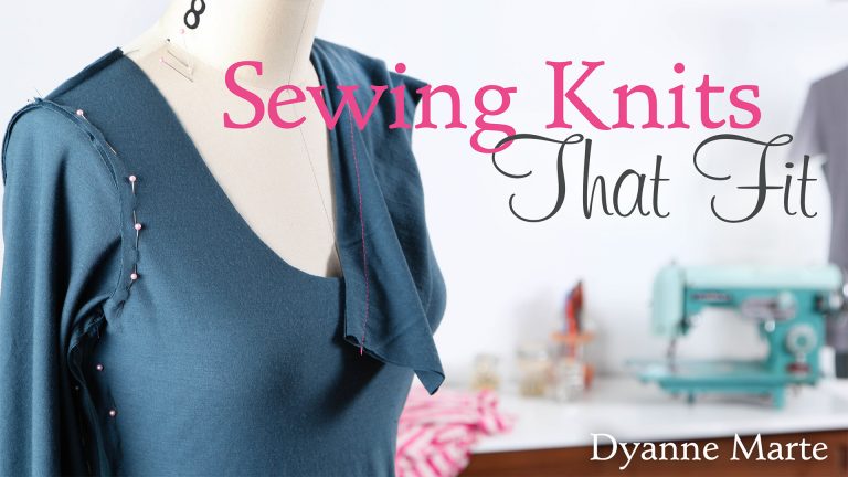 Sewing a knit top