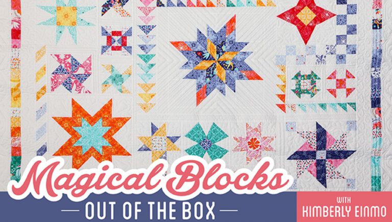 Colorful star quilt