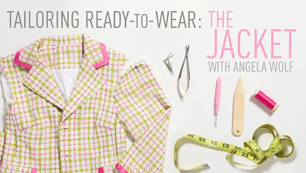 Tailored jacket and sewing accessories