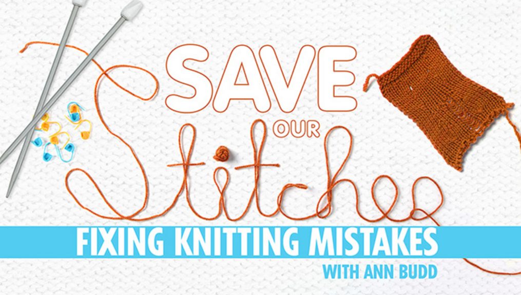 Text about fixing knitting mistakes