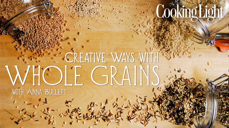 Whole grains on a table