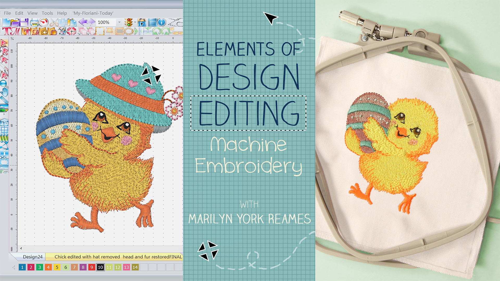 Elements of Design Editing Machine Embroidery Craftsy