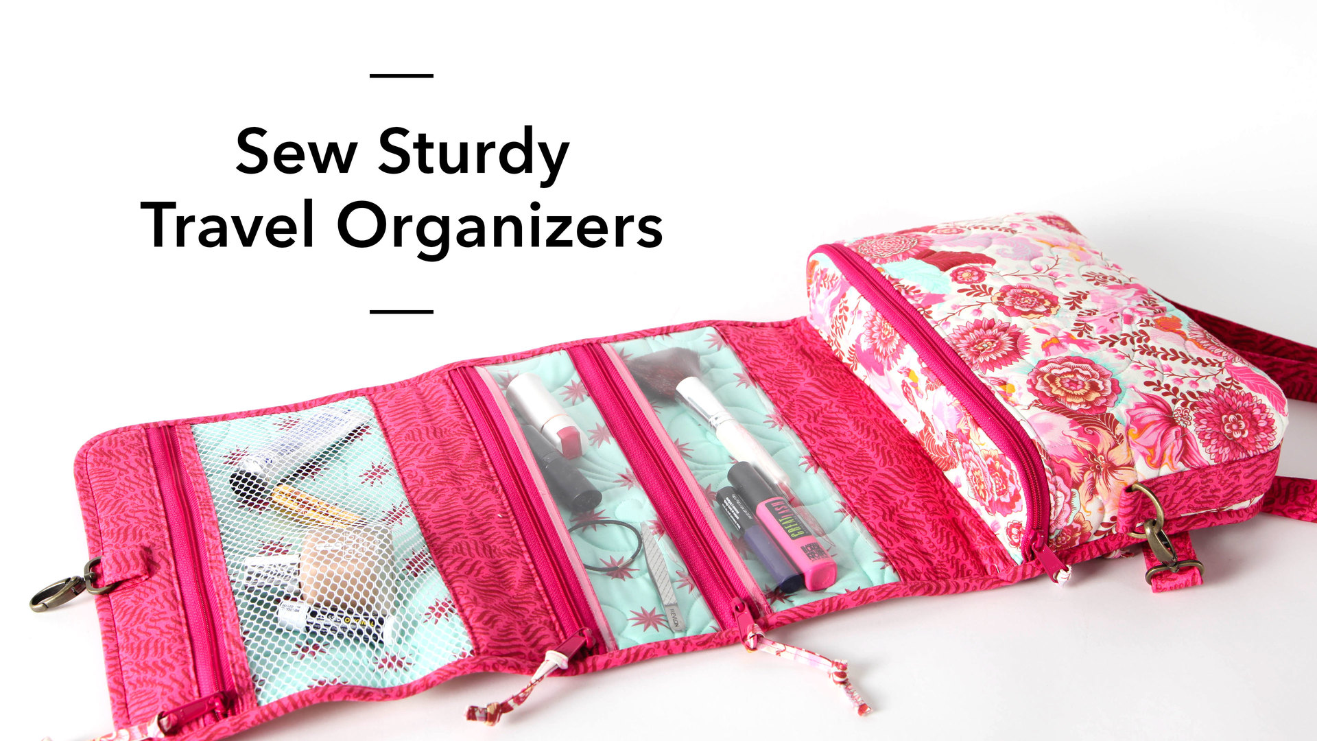 Easy to sew Travel JEWELRY Organizer Bag