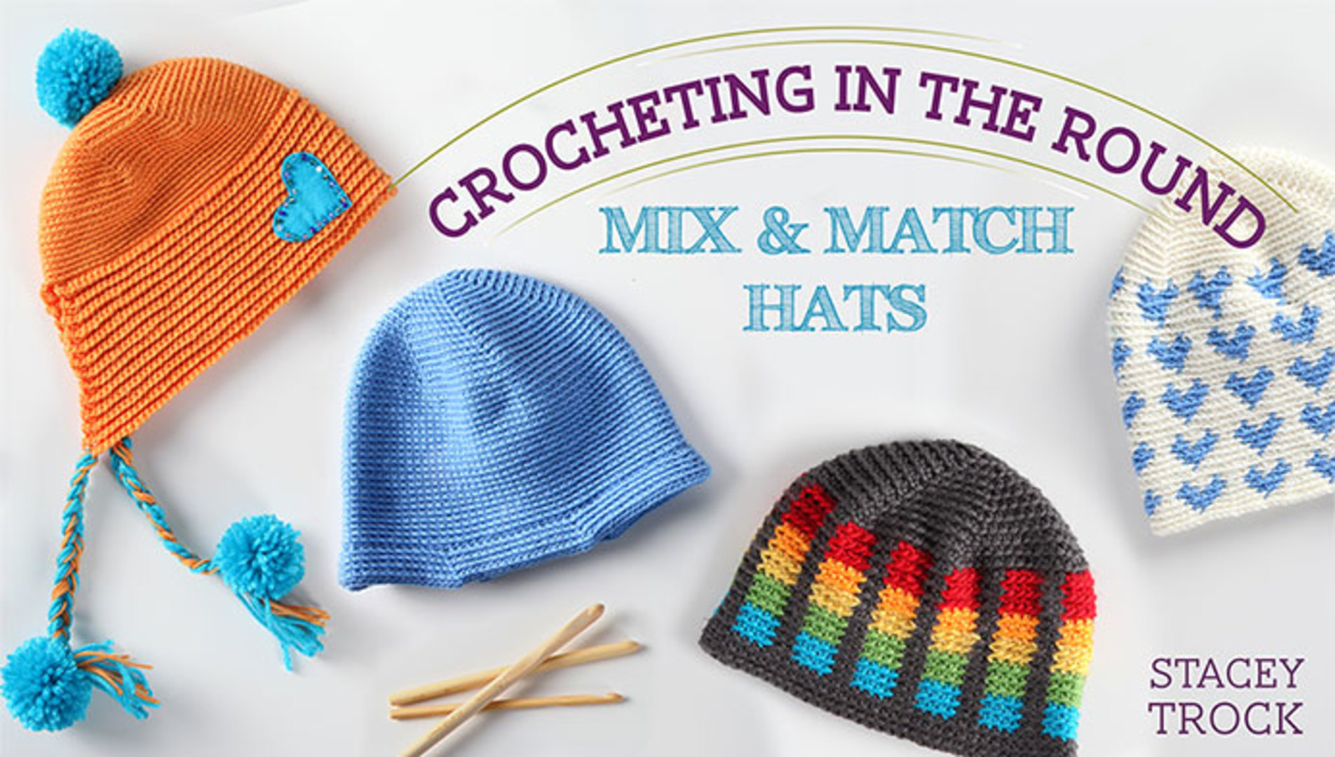 Crocheting in the Round Mix & Match Hats Craftsy