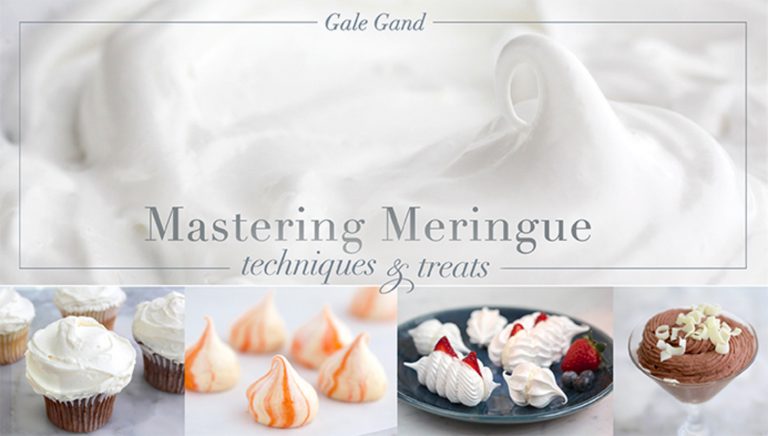 Variety of meringues