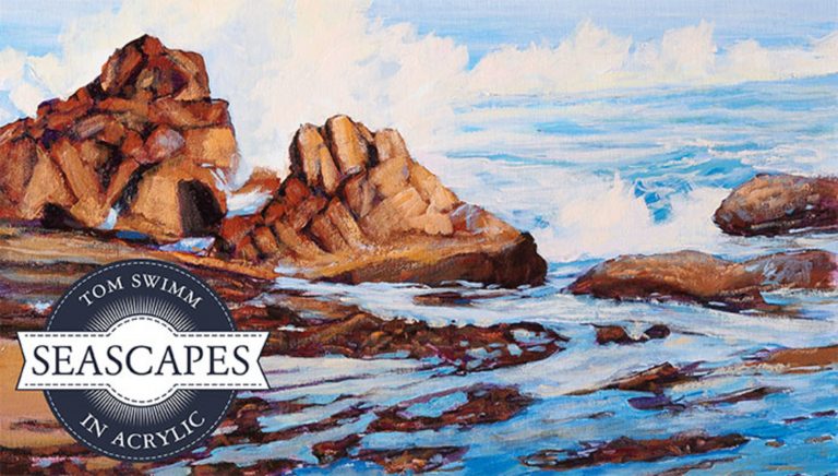 Acrylic seascape painting