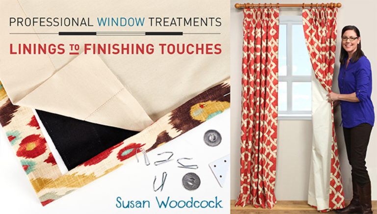 Person with a window treatment