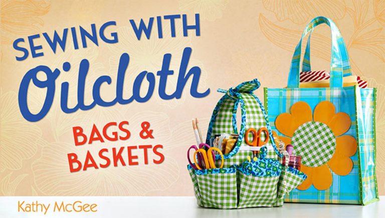 Oil cloth bags and basket s