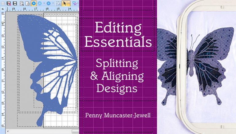 Editing a butterfly design